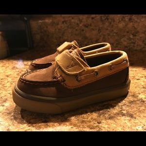 🌙Sperry boat shoes w Velcro closure infant 5.5